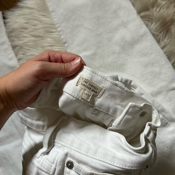 MADEWELL The Perfect Vintage Jean In White - Picture 6 of 7